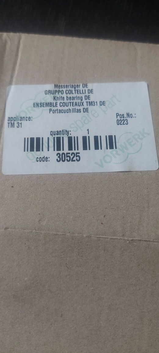 Używane oryginalne ostrze do termomixa