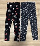 Legginsy Myszki Miki czarne i granatowe we wzorki