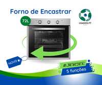 Forno Encastrar 72 litros 5 funções inox JOCEL