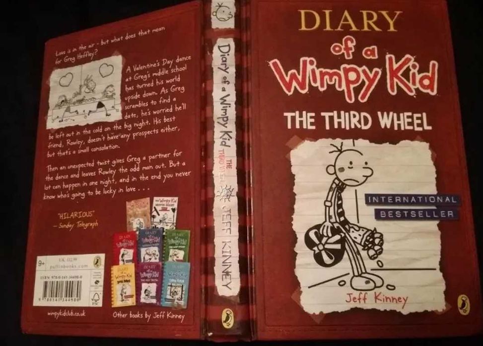 книга английский Diary of a Wimpy Kid Дневник слабака by Jeff Kinney