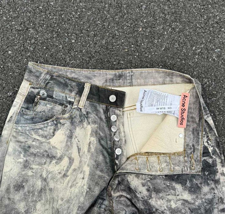 В наявності | Штани Acne Studios jeans джинси rap baggy