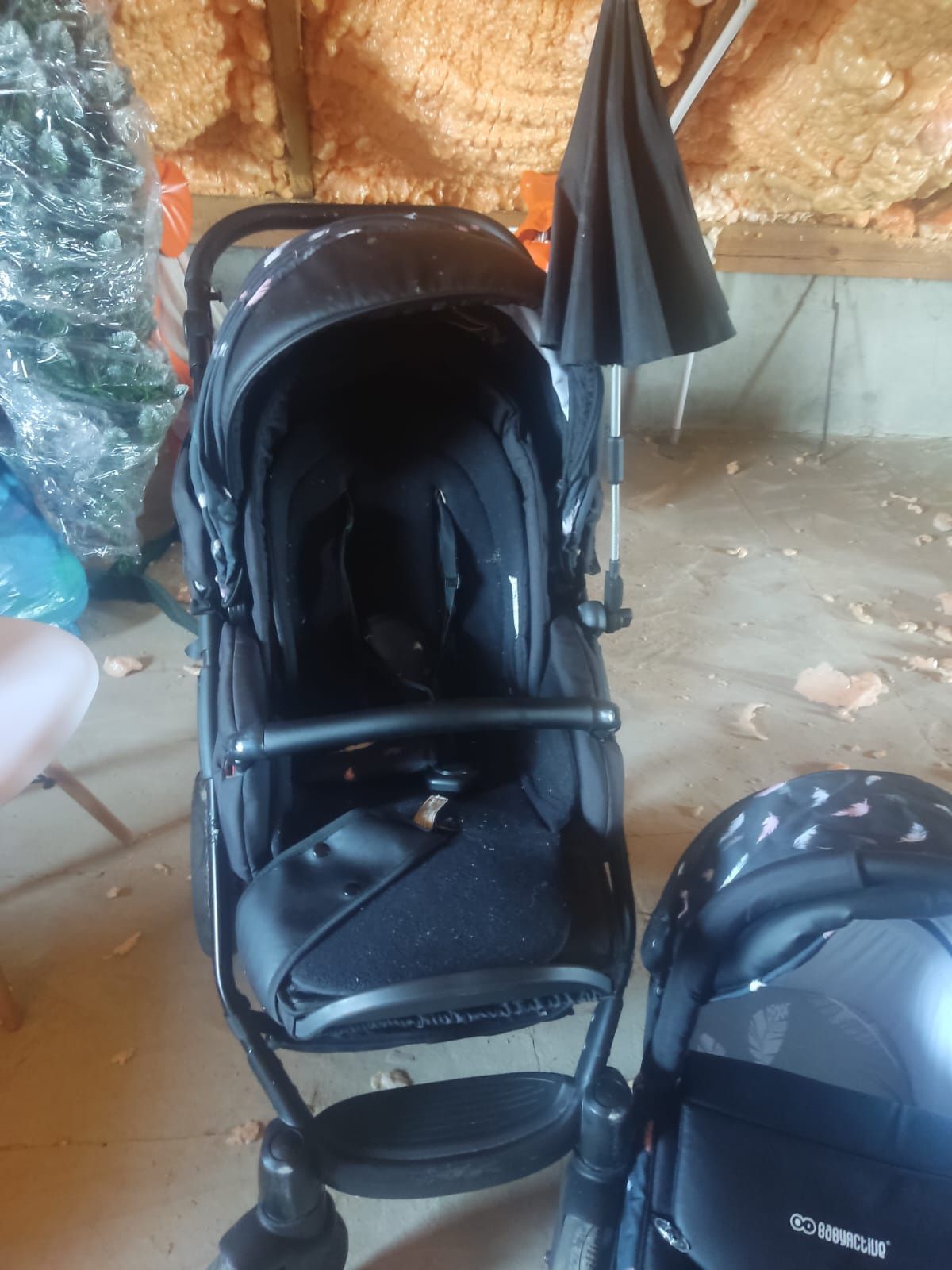 Babyactive Wózek Głęboko-Spacerowy Mommy + Fotelik Samochodowy 0-13 kg