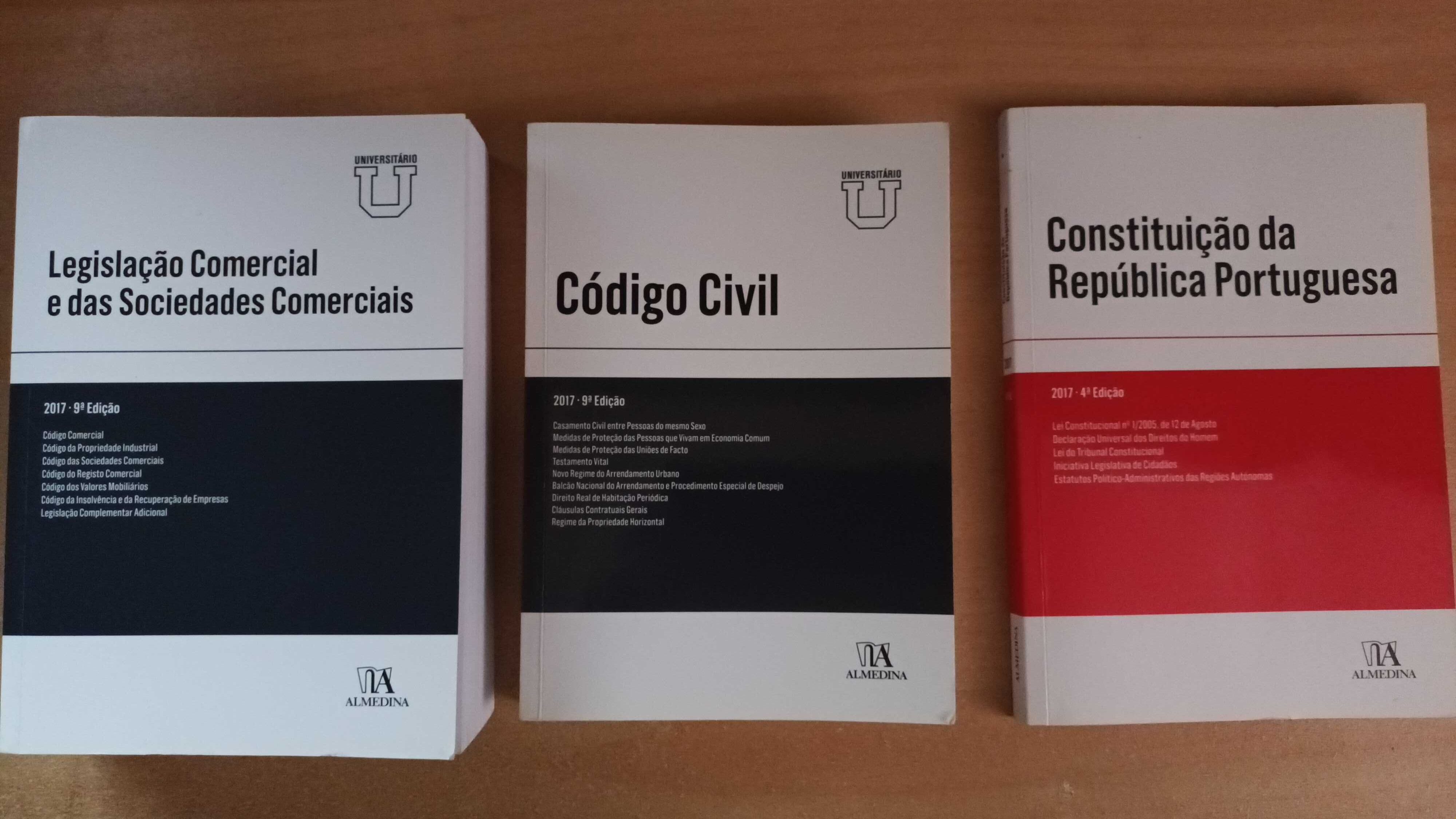 Conjunto de livros de direito