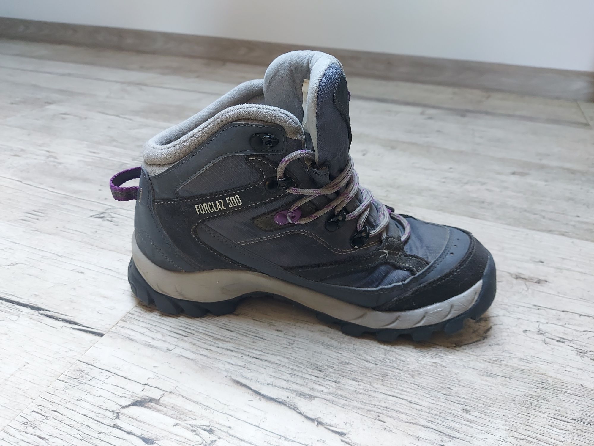 Buty w góry trekkingowe Quechua Forclaz 500L greyr. 38