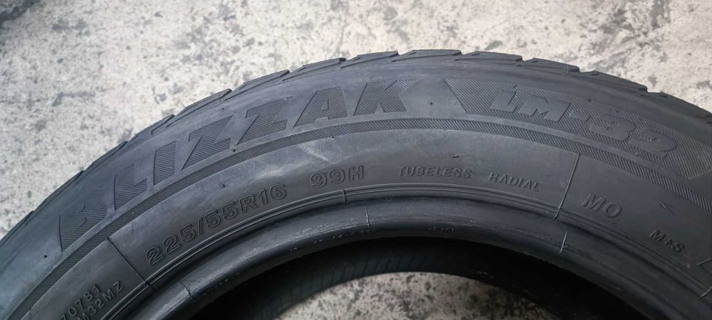 225/55 R16 Bridgestone Blizzak LM-32 Шини зима б/у 195205-5560 Склад