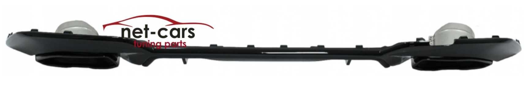 Dyfuzor spoiler tył + końcówki czarne BMW 3 G20 G21 M Pakiet M340i