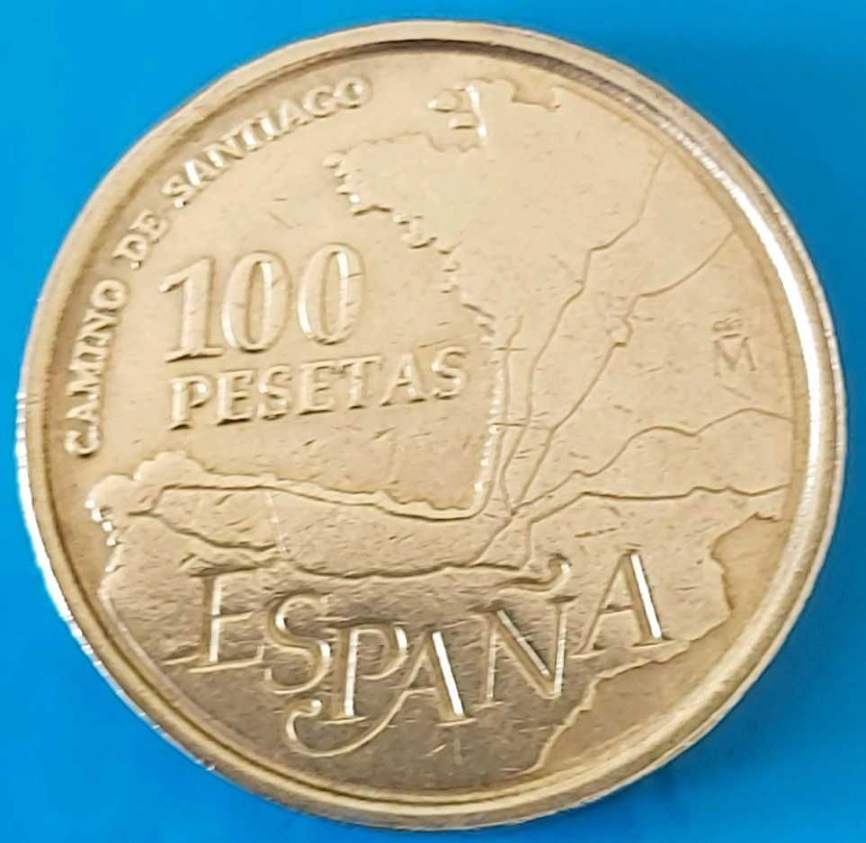 100 Pesetas de 1993, Espanha, Caminho de Santiago