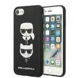 Etui Karl Lagerfeld Saffiano Karl&Choupette Head na iPhone 7 / 8 / SE