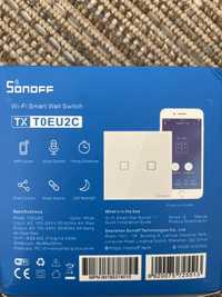 Sonoff T0EU2C interruptor duplo wifi nunca usado