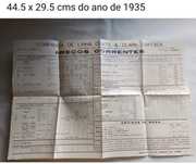 Grande tabela de preços linhas COATS e clark 1935