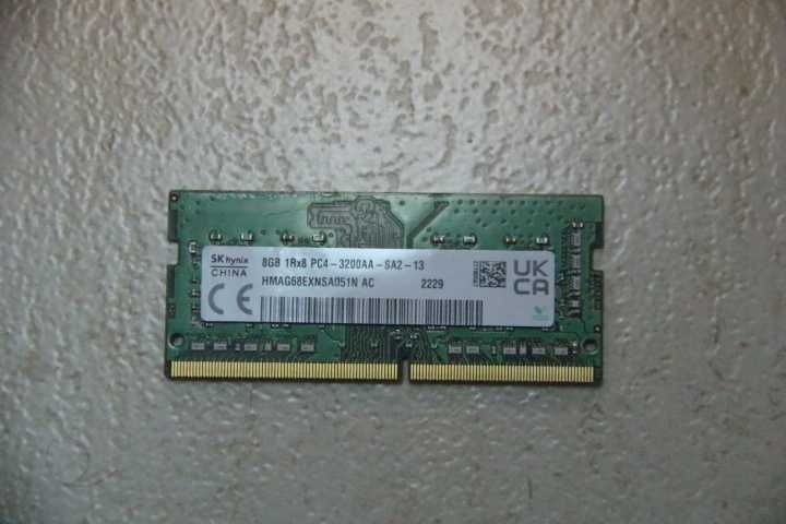 Memória RAM 8GB - DDR4 - 3200 - Para Portátil