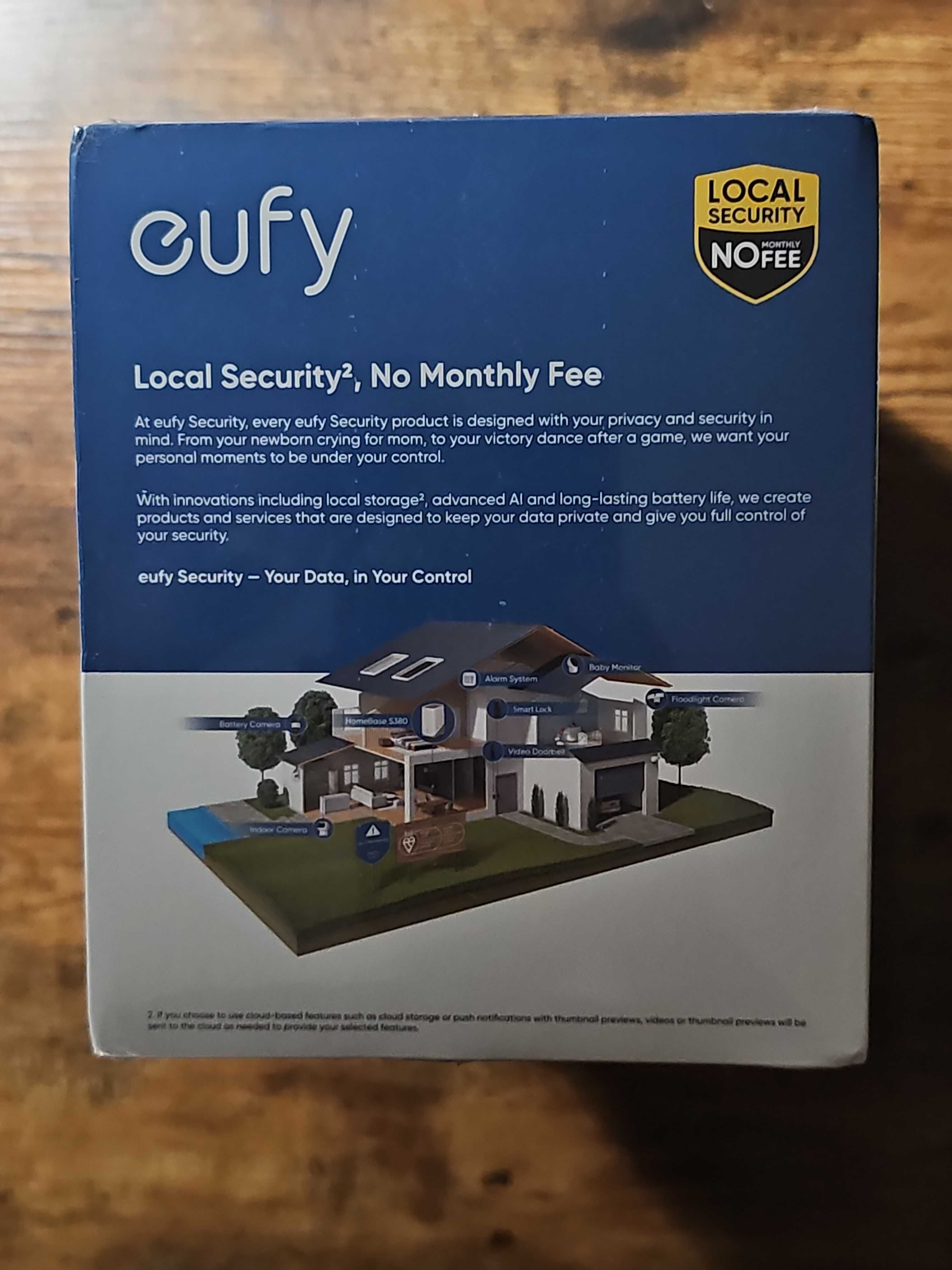 Eufy Security Zestaw 2 kamer eufyCam 2C, zewnętrzna kamera bezpieczeńs