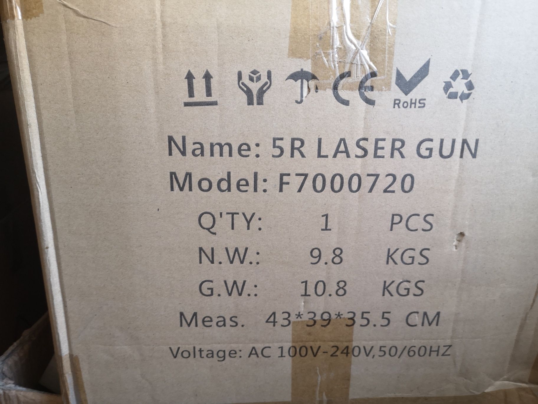 5R laser DMX Super światło