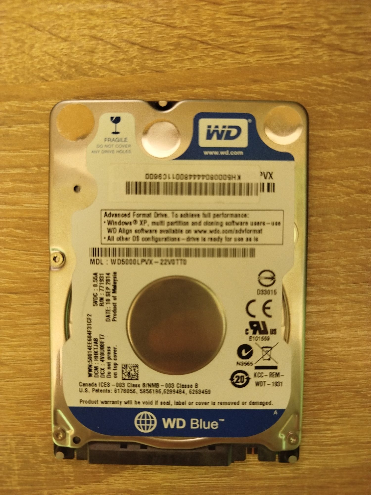 HDD диски для ноутбуків/ПК