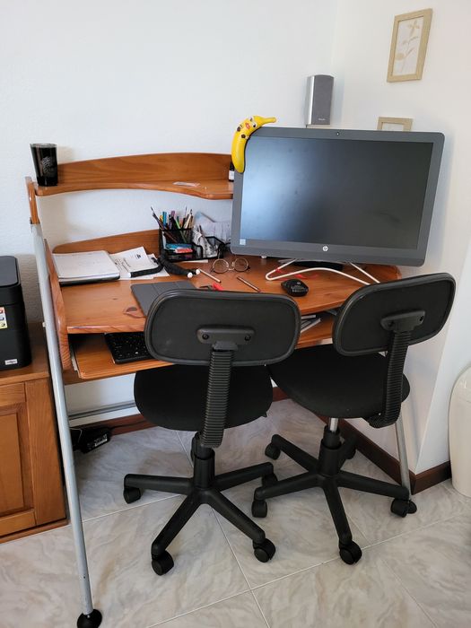 Secretária pinho mel