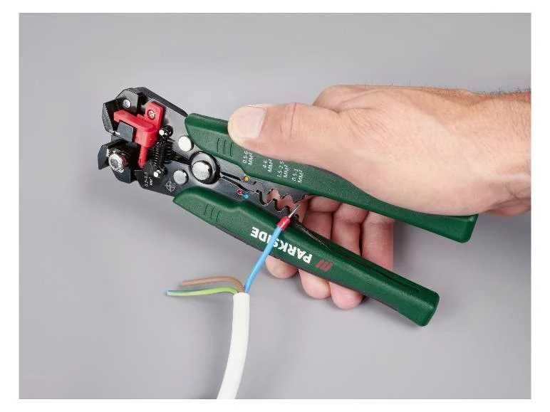 Кліщі для обтиску Parkside PCZS 231 C2 / Стрипер для електрика