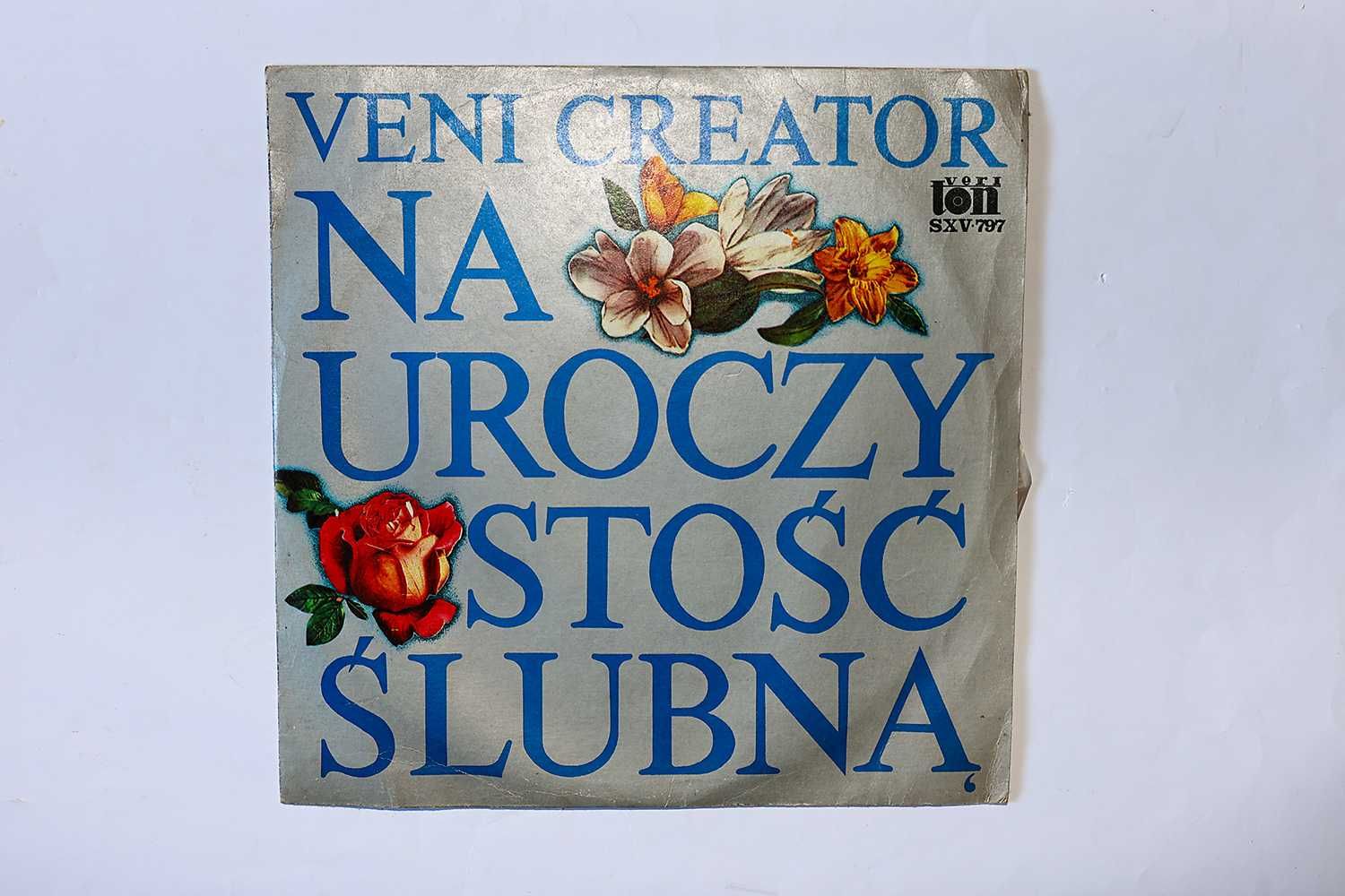 Płyta winylowa Veni Creator na uroczystość ślubną