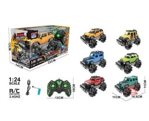 Джип на пульті  фігурні колеса