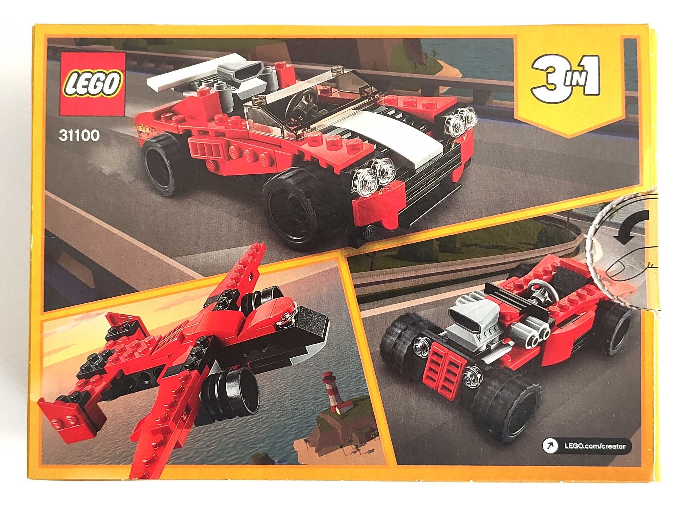 Lego Creator 3 em 1 Carro Referência 31100
