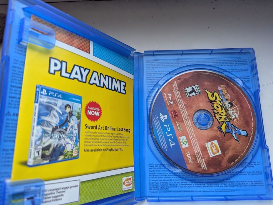 Naruto Shippuden Ultimate Ninja Storm 4 ігри игры диски на PS4 PS5