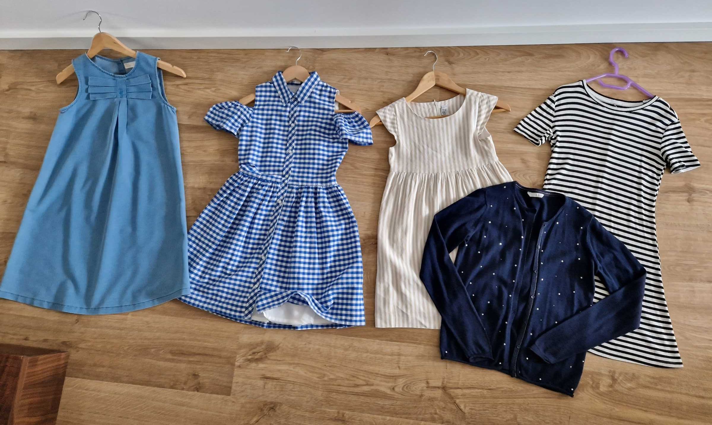 4 vestidos+casaco (10-12 anos)