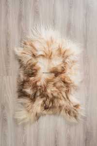 Skóra Owcza Island Muflon Brąz Długi Włos 110-130 cm