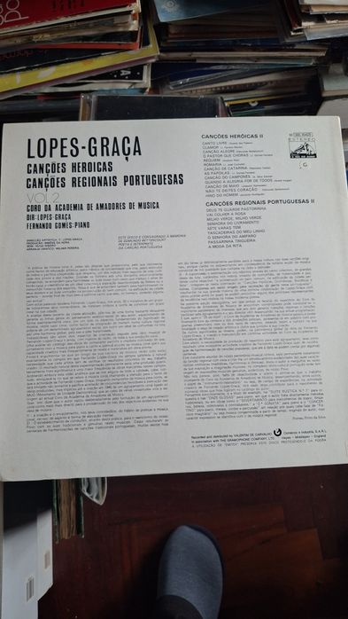 Fernando Lopes Graça canções heróicas vol 2 lp