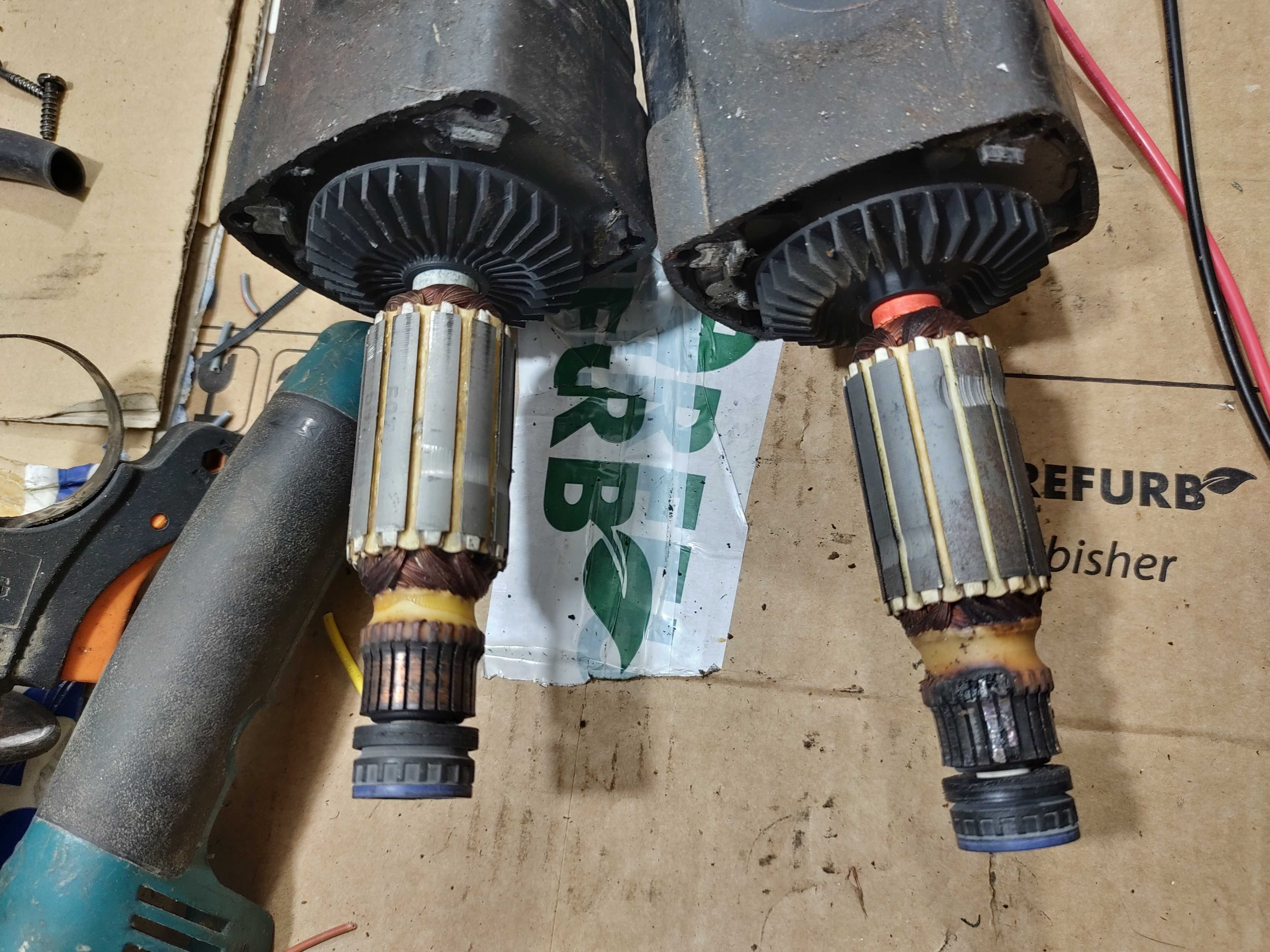 Tornas Martelo Ligeiro SDS AEG Hitachi KOKI  ( Peças ou Recuperar )