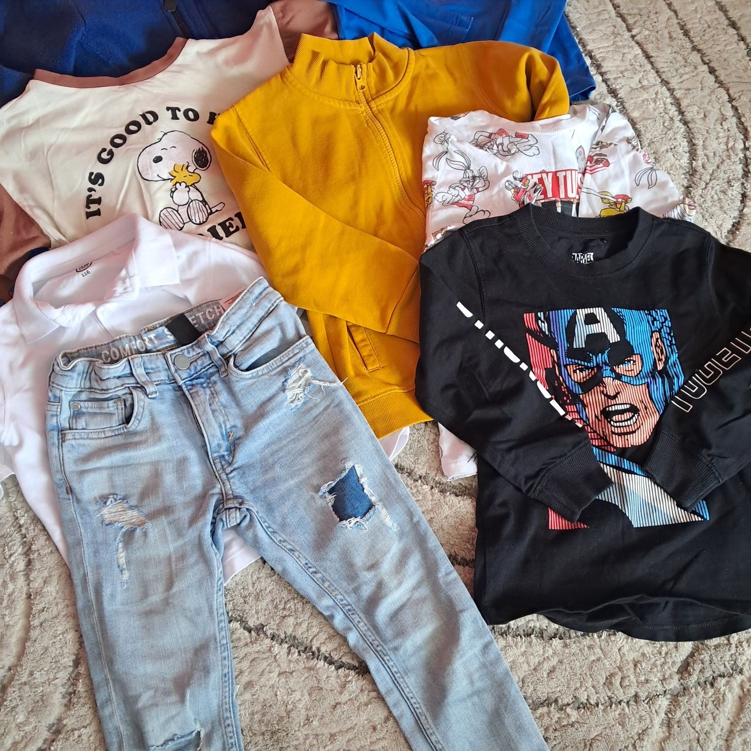 Zestaw ubranek chłopięcych r 116 cool club h&m pepco