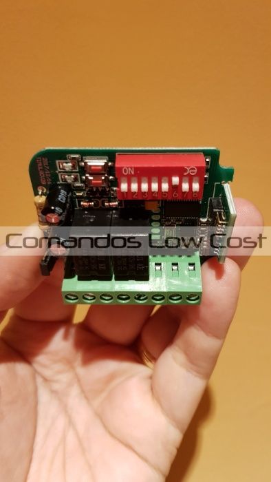 Receptor de Garagem RX-Multi Frequências 300-868MHZ