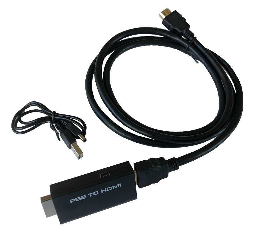 Konwerter PS2 do HDMI + Kabel HDMI * Serwis Konsol VideoPlay Wejherowo