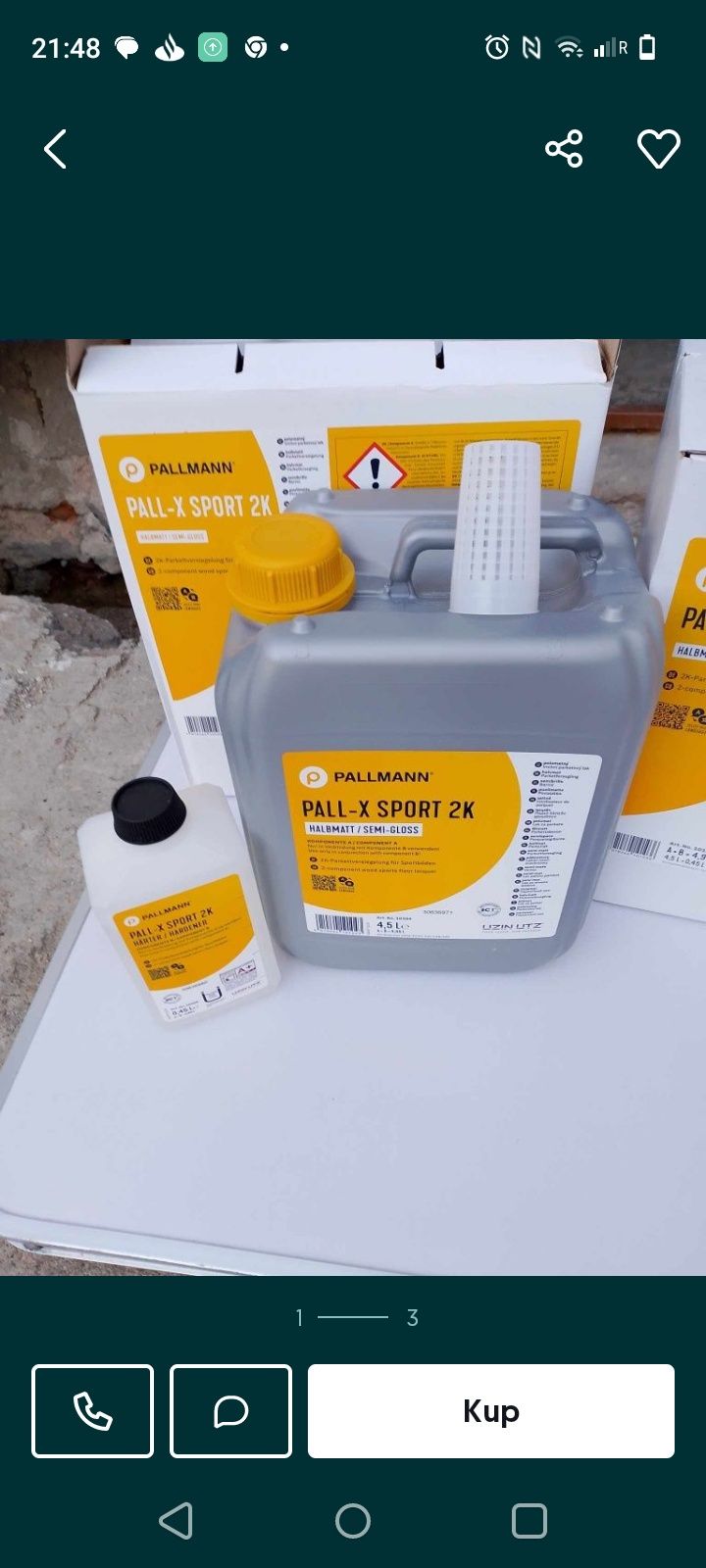 Lakier do podłóg Pallmann Pall-X Sport 2K