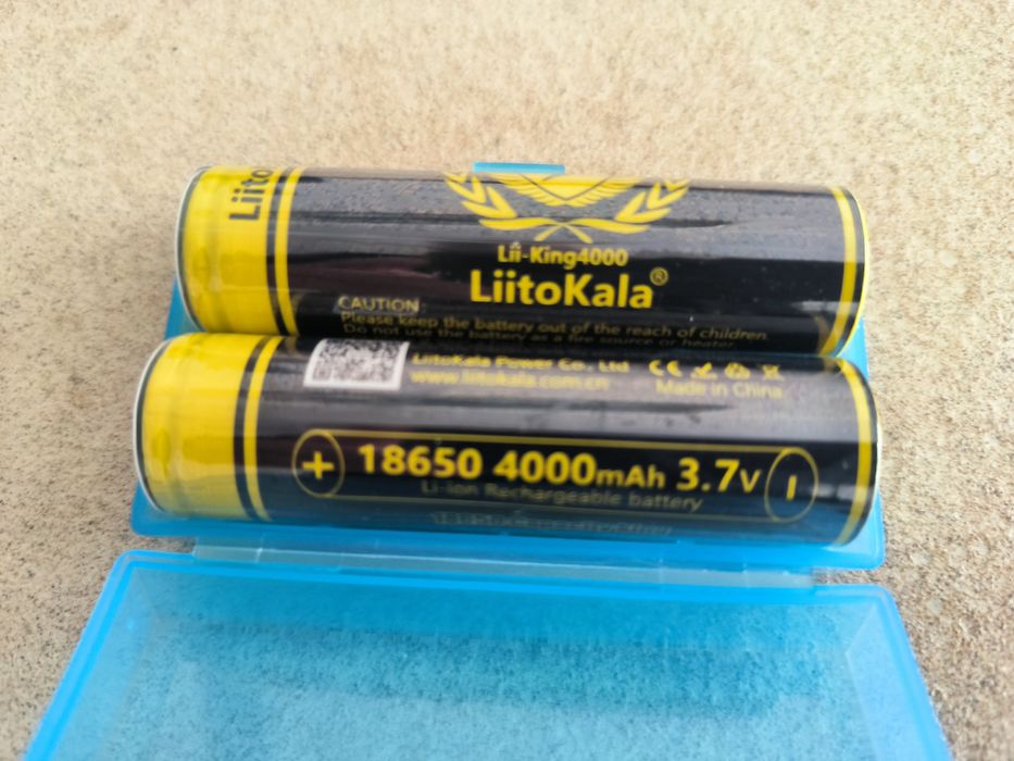 Liitokala King4000mah 18650 акумулятори 2шт.