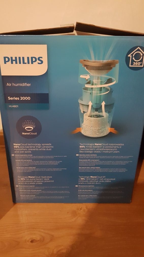 Nawilżacz powietrza Philips HU4801