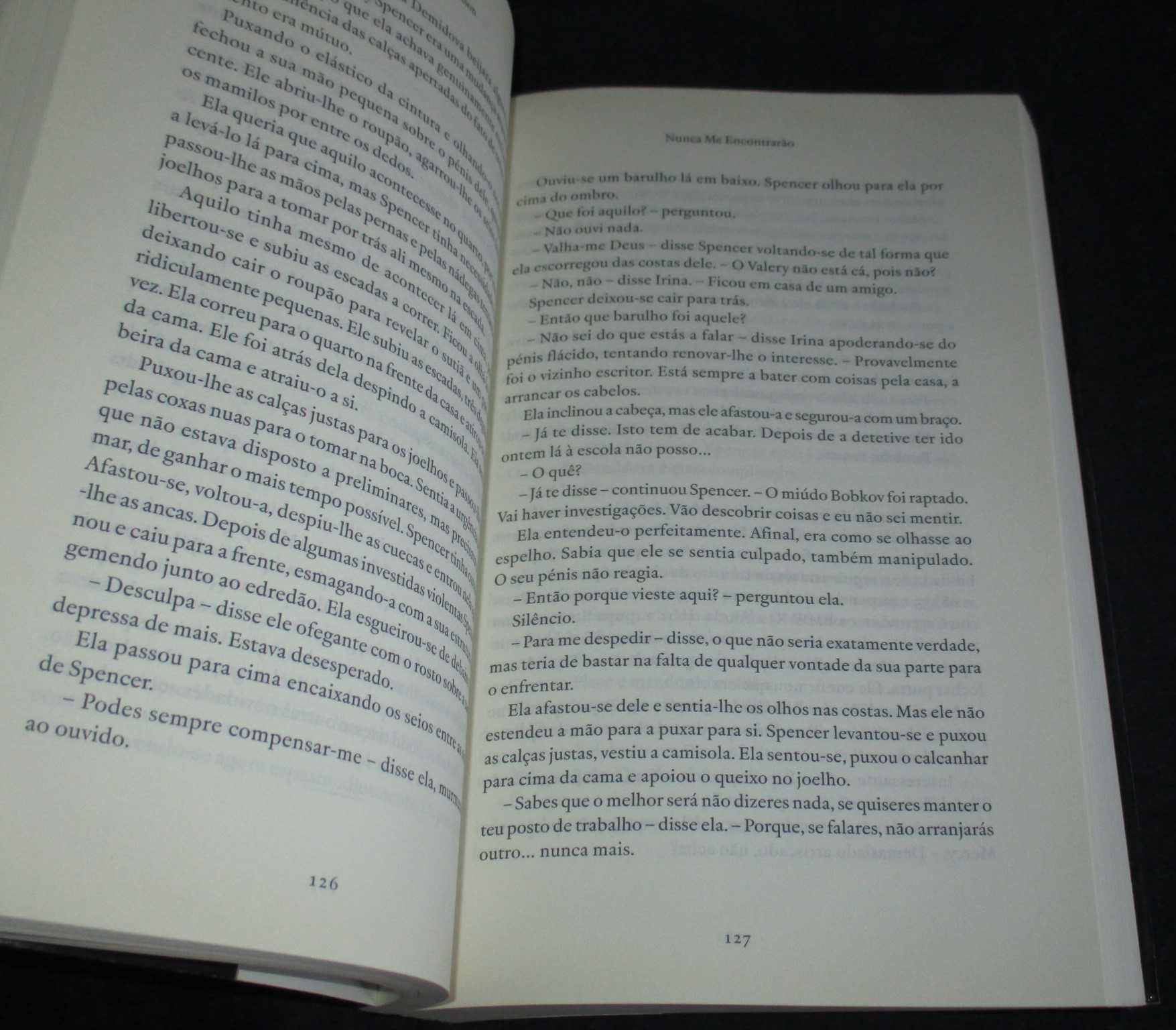 Livro Nunca me Encontrarão Robert Wilson