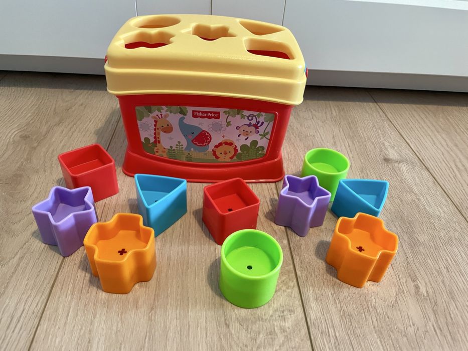 Conjunto Fisher-Price: Caracol + Caixa de Formas Geométricas