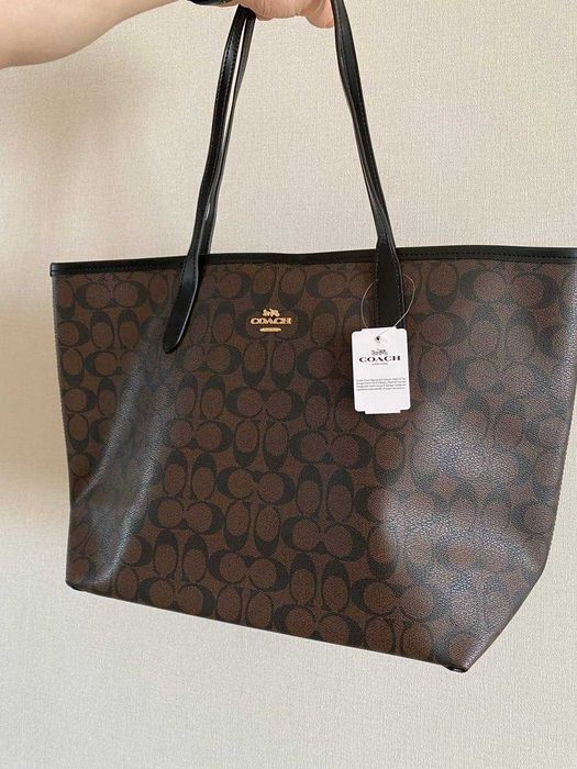 Сумка Coach Tote City шкіряна