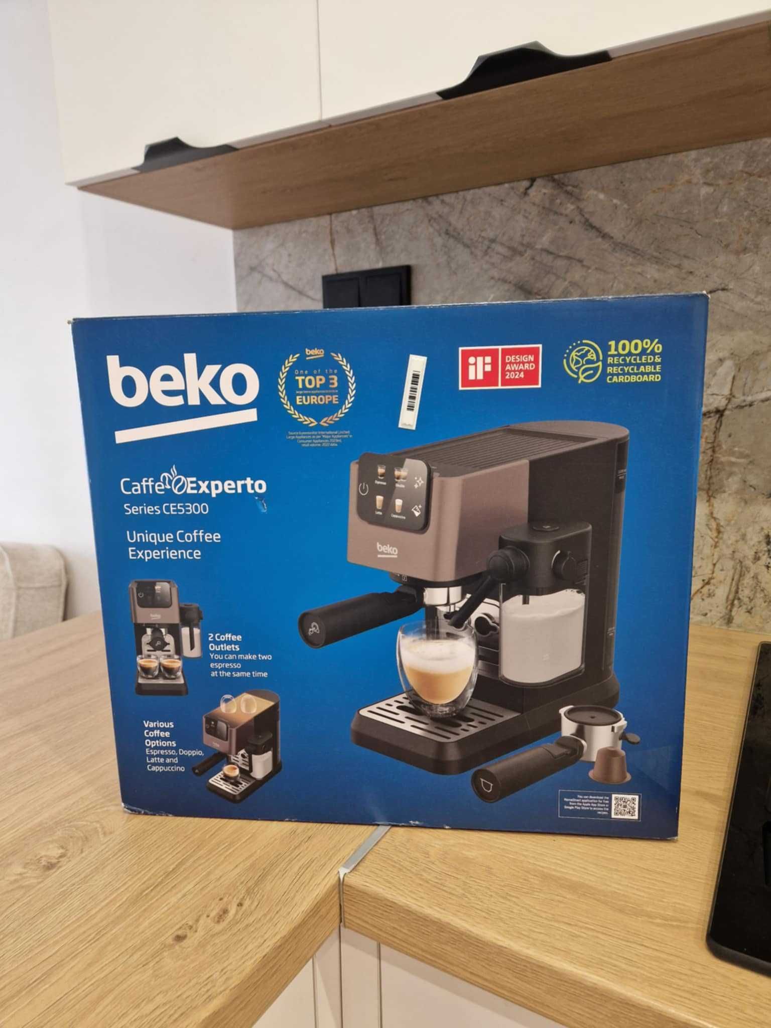 Kolbowy ekspres do kawy Beko Series CE5300 / CEP5464DX - 20 bar, 1600W