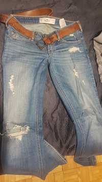Spodnie jeansy hollister 26/30