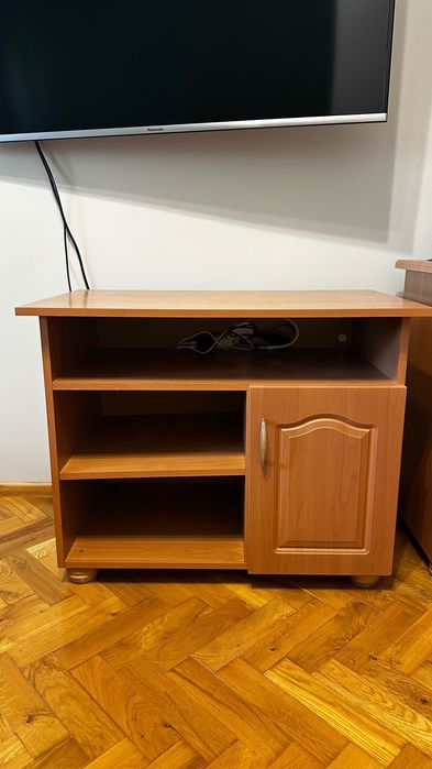 Piękna szafka RTV BODZIO olcha, półki i szafka