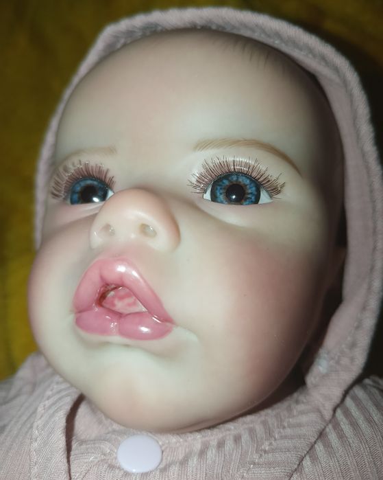 Śliczna Lalka Reborn (Lifelike Doll) - 42 cm, Różowy Komplecik