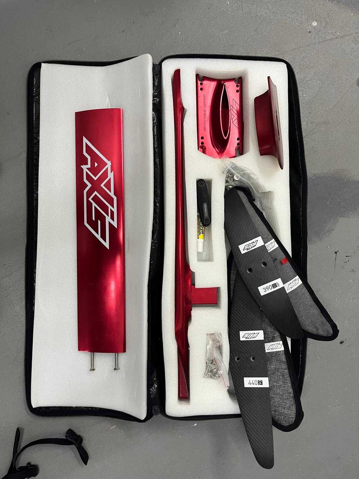 Axis Foil Rear Wings, 390 e 440. Incluindo bolsa e acessórios