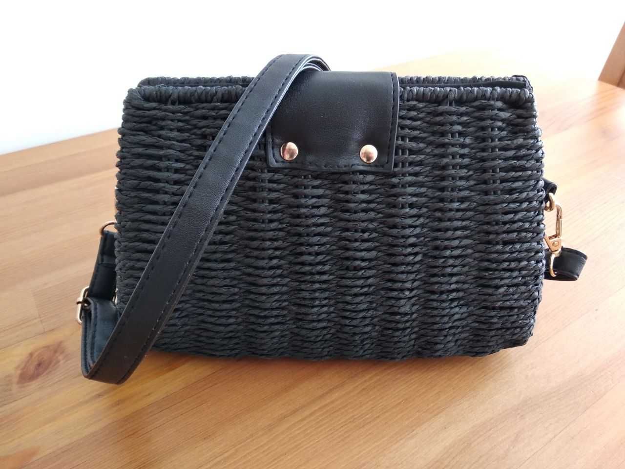 Wiklinowa torebka 22,5*15cm, nowa