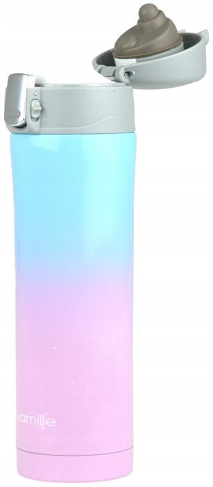 Kubek Termiczny 450Ml Termos Butelka Bidon Kamille