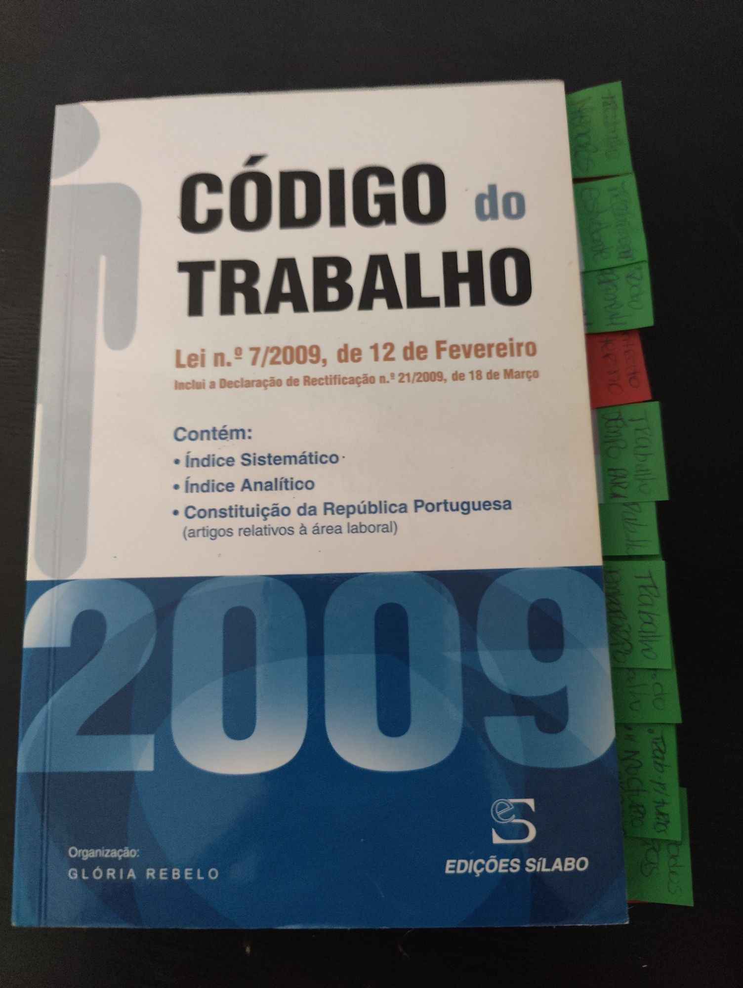 Livro "Código do trabalho"