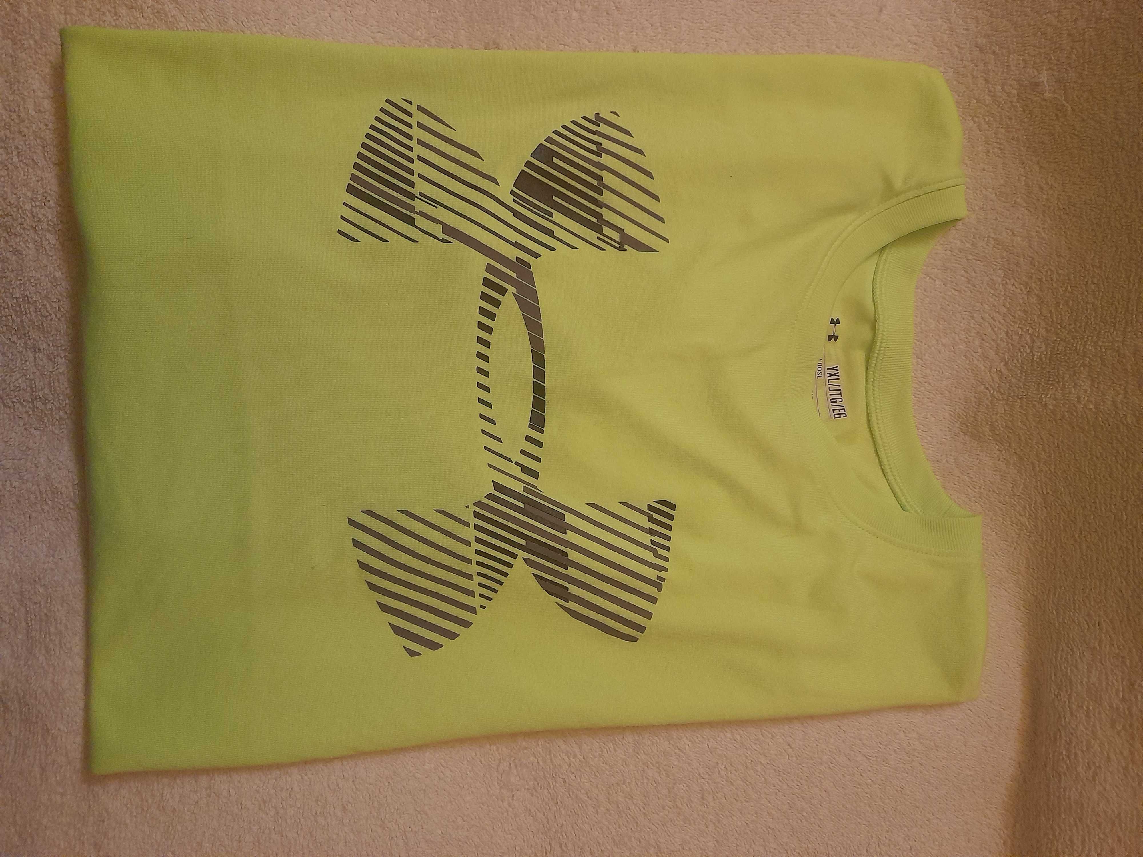 Under Armour tshirt meski r. S/M kolor neonowy idealna