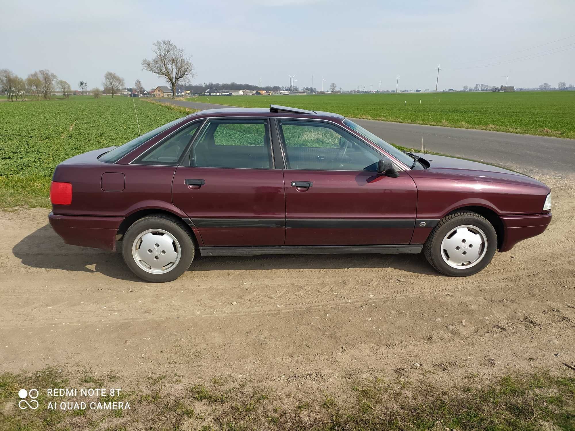 Audi 80 B3 1,8 S Comfort Edition, zarejestrowany