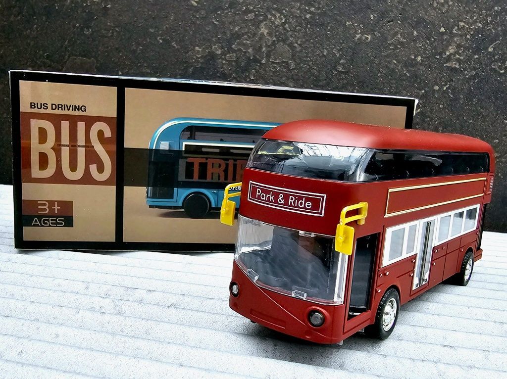 Nowy metalowy autobus zabawka dla dzieci światło dźwięk - zabawki