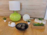 Lote de Candeeiros e Decorações (Em Bom Estado)