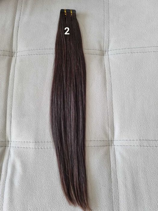 Extensões Adesivas de Cabelo 100% Humano - 50cm e 60cm